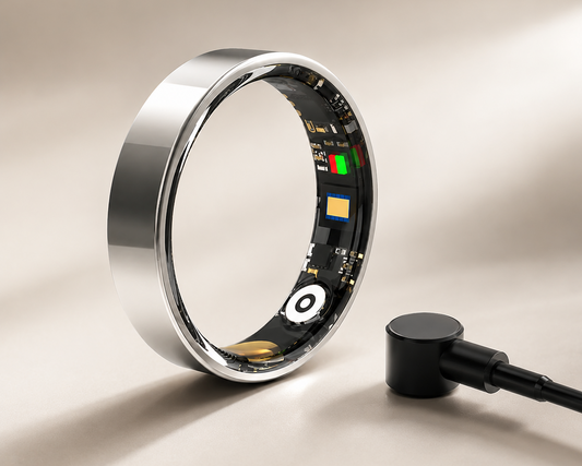 Smart Health Ring – Heart Rate, Sleep & Fitness Tracker (5ATM Waterproof)